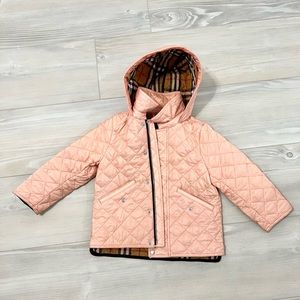 Burberry girl coat with hoodie